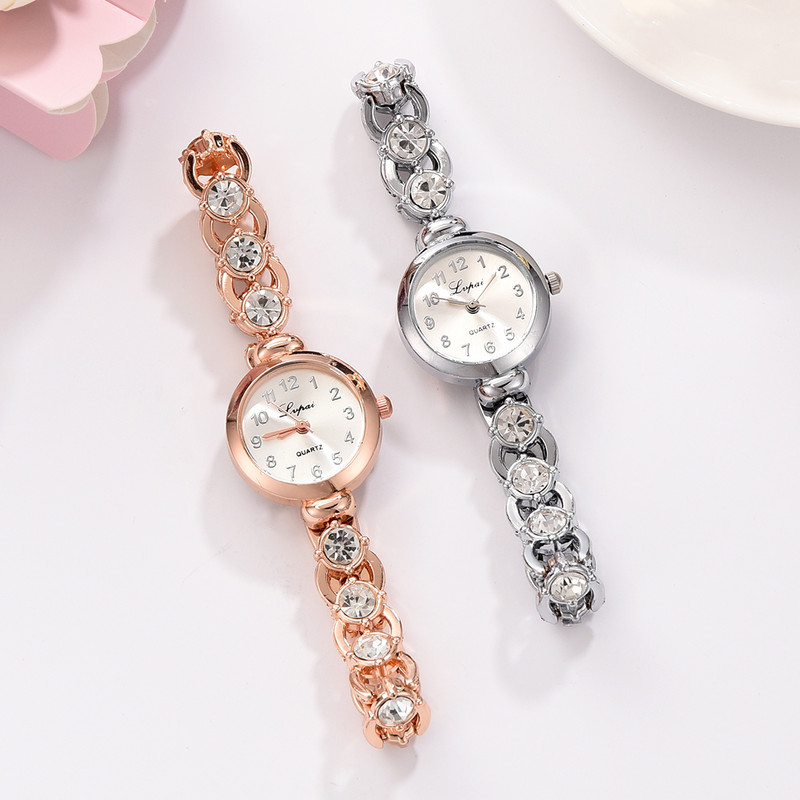 Vente Chaude De Mode De Luxe Sieviešu Montres Femmes Rokassprādze Montre Pulkstenis Crystal Diamond Nerūsējošā tērauda Sieviešu pulksteņi Luksusa