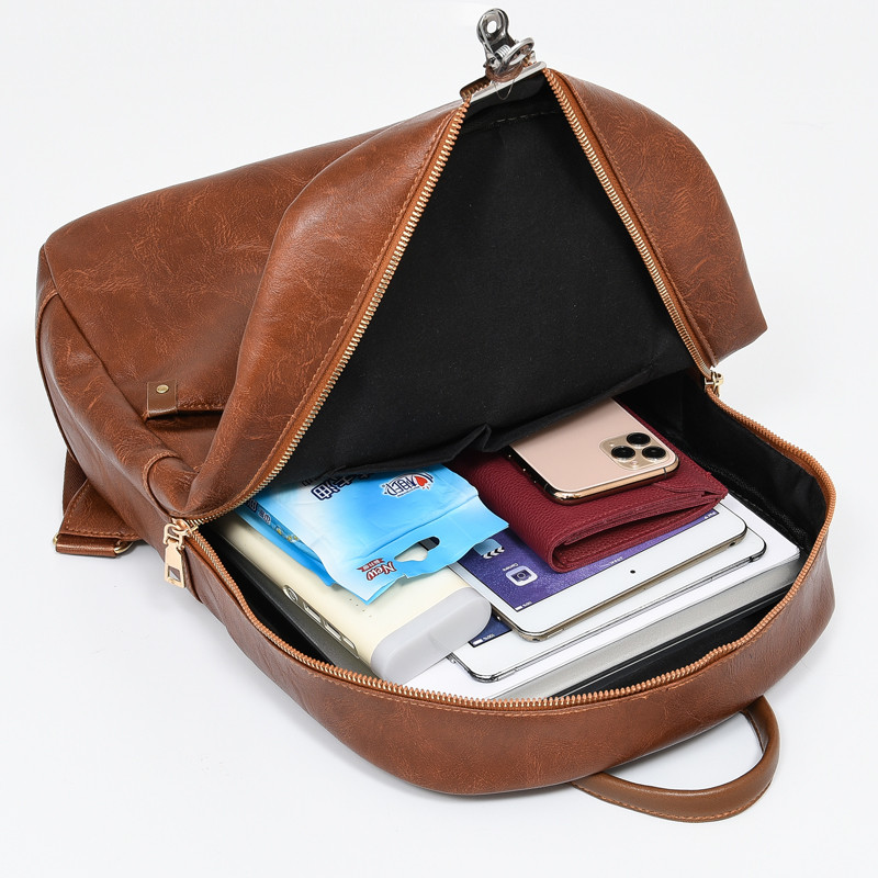 Teismelistele tüdrukutele Sac A Dos Travel seljakott Uus Premium PU naiste seljakott kvaliteetsest pehmest nahast raamatu koolikotid