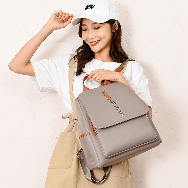 Sieviešu ūdensizturīga skolas soma Ikdienas pusaudžu meitenes plecu somas Sieviešu mugursoma Jauna sieviešu mugursoma Modes Oksfordas auduma mugursoma