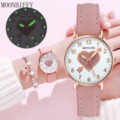 Ceas de damă Ceasuri de curea din piele, ocazional, luminos, doamnelor simple, rafinat, cu cadran mic, ceas cu cuarț, rochie, ceasuri de mână Reloj Mujer