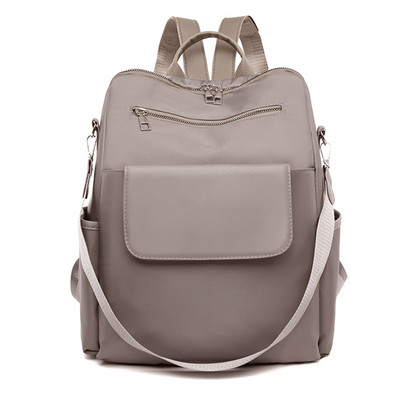 2021. gada mugursoma Modes Oksfordas audums Sieviešu mugursoma pusaudzei Jauna tendence Studentu skolas somas Daudzkabatu plecu somas sievietēm