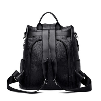 Голяма раница за пътуване 2021 г. Дамска чанта от PU кожа Ученическа чанта за момичета Дамска чанта Женска раница през рамо на гърба mochila Дамска раница