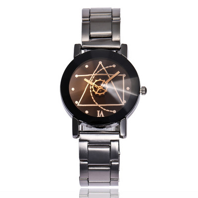 Pāra pulksteņi, personalizēti zobrata riteņi, ikdienas volframa tērauda pulkstenis vīriešu un sieviešu tērauda siksniņa biznesa sporta retro pulksteņi