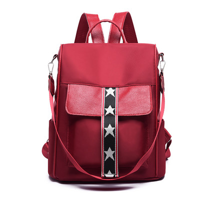 2021-es hátizsák Új trend női hátizsák Divat alkalmi női hátizsák Nylon iskolatáskák Tizenéves lány válltáskák Női