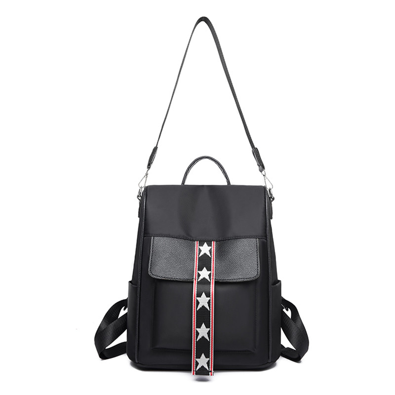 2021-es hátizsák Új trend női hátizsák Divat alkalmi női hátizsák Nylon iskolatáskák Tizenéves lány válltáskák Női