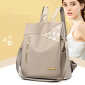 Női kis iskolatáska jelvény Női hátizsákok Új, szép multifunkcionális hátizsák Tizenéves lány Gyűrűs csat Hordozható utazótáska