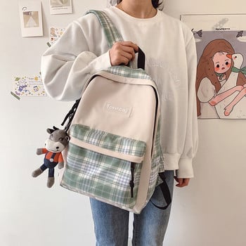 Σχολική τσάντα πλάτης για έφηβες για κορίτσια Γυναικεία Νέα νάιλον Fashion τσάντα πλάτης 2021 Γυναικεία Αντικλεπτική Τσάντα ώμου Νέα σχολική τσάντα
