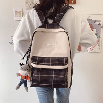 Tinédzser lányoknak iskolai hátizsák, női, új, 2021-es divatos nylon női hátizsák, lopásgátló válltáska, új iskolatáska