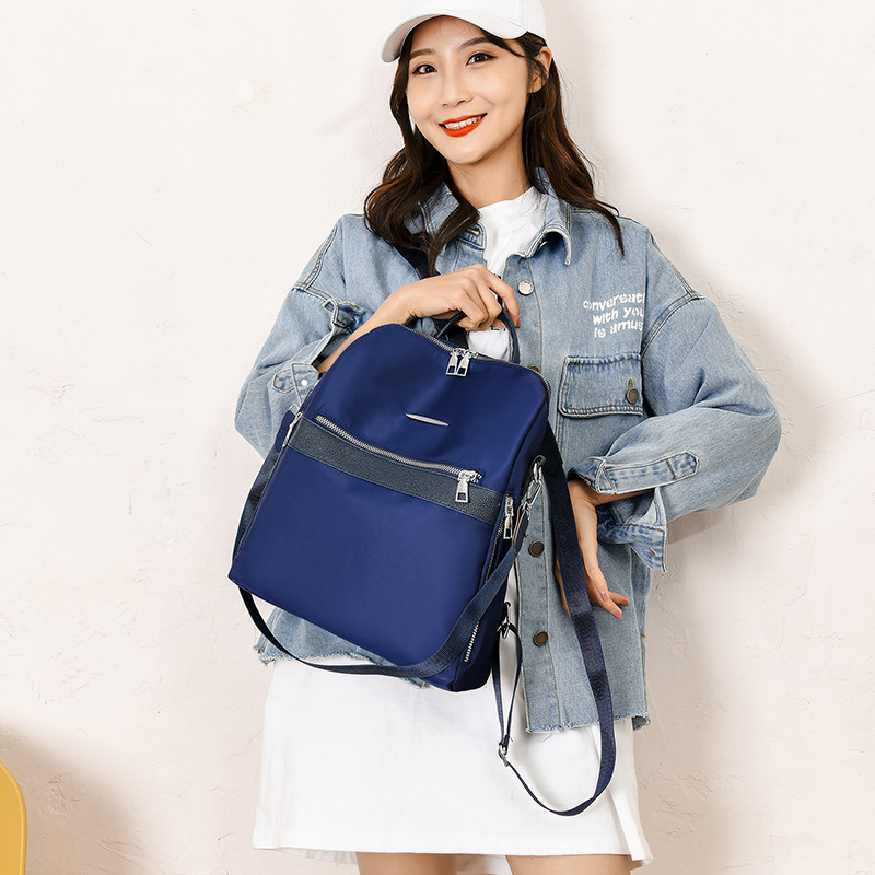 Fashion Oxford υφασμάτινο σακίδιο πλάτης Γυναικεία αδιάβροχη σχολική τσάντα Casual Teenager Girl Shoulder Bags Γυναικείο σακίδιο πλάτης Νέο γυναικείο σακίδιο πλάτης