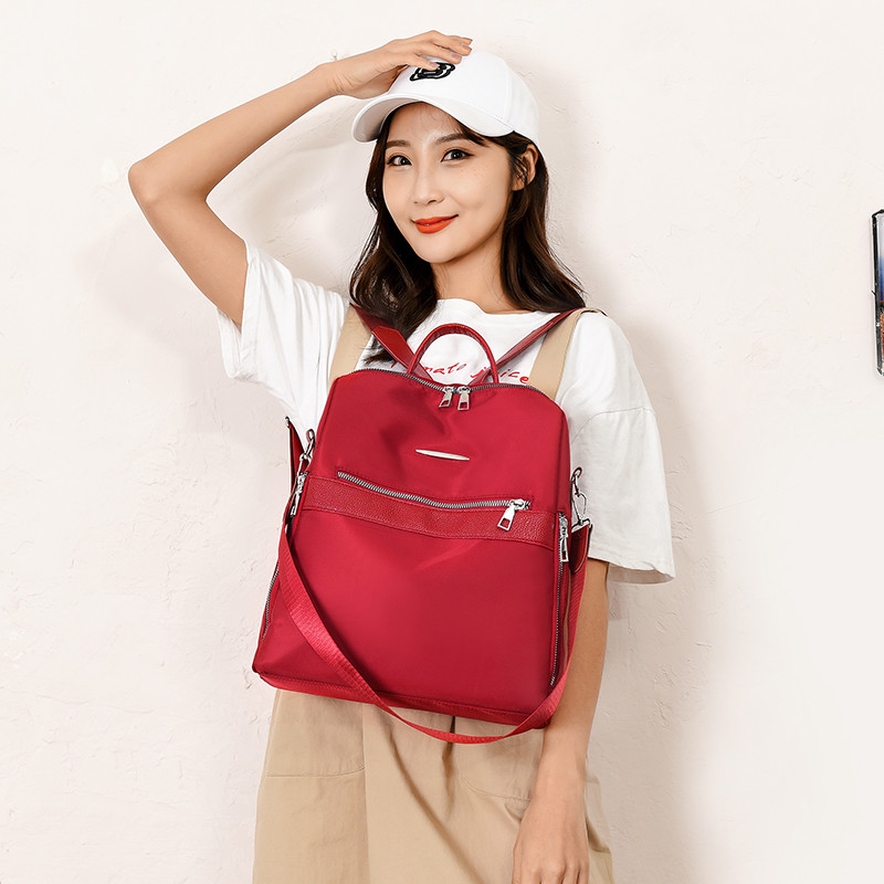 Fashion Oxford υφασμάτινο σακίδιο πλάτης Γυναικεία αδιάβροχη σχολική τσάντα Casual Teenager Girl Shoulder Bags Γυναικείο σακίδιο πλάτης Νέο γυναικείο σακίδιο πλάτης