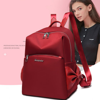 Нова тенденция Дамска раница Модна ежедневна дамска раница Найлонови ученически чанти Тийнейджърски чанти през рамо Женска раница 2021 г.