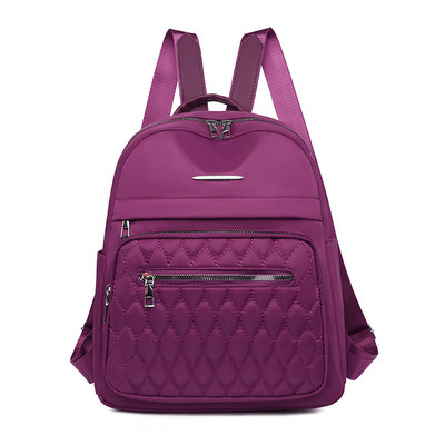 Női hátizsák iskolai válltáska tinédzser lányoknak, dupla cipzáras hátizsákok Kiváló minőségű Oxford nagy kapacitású utazási hátizsákok