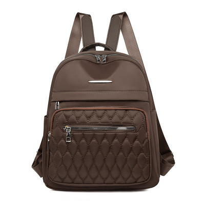 Női hátizsák iskolai válltáska tinédzser lányoknak, dupla cipzáras hátizsákok Kiváló minőségű Oxford nagy kapacitású utazási hátizsákok