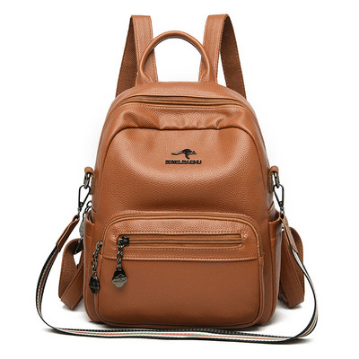 Alkalmi női hátizsák erszényes bőr lopásgátló hátizsák Mochila Feminina könnyű iskolai válltáska tinédzser lányoknak