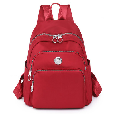 Sieviešu neilona mugursomas Modes Sieviešu ikdienas ceļojumu mugursoma Daudzfunkcionāla plecu soma Pusaudžu meiteņu ceļojumu skolas soma