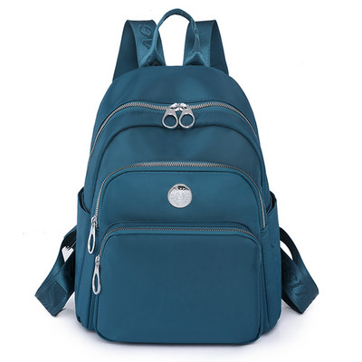 Sieviešu neilona mugursomas Modes Sieviešu ikdienas ceļojumu mugursoma Daudzfunkcionāla plecu soma Pusaudžu meiteņu ceļojumu skolas soma