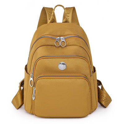 Sieviešu neilona mugursomas Modes Sieviešu ikdienas ceļojumu mugursoma Daudzfunkcionāla plecu soma Pusaudžu meiteņu ceļojumu skolas soma