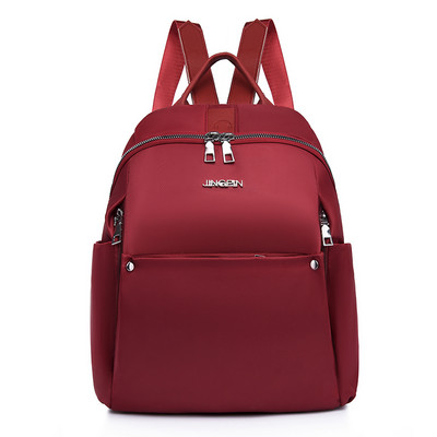Új iskolatáska tinédzser lányoknak Iskolai hátizsák női divatos hátizsák Oxford textil női hátizsák lopásgátló válltáska