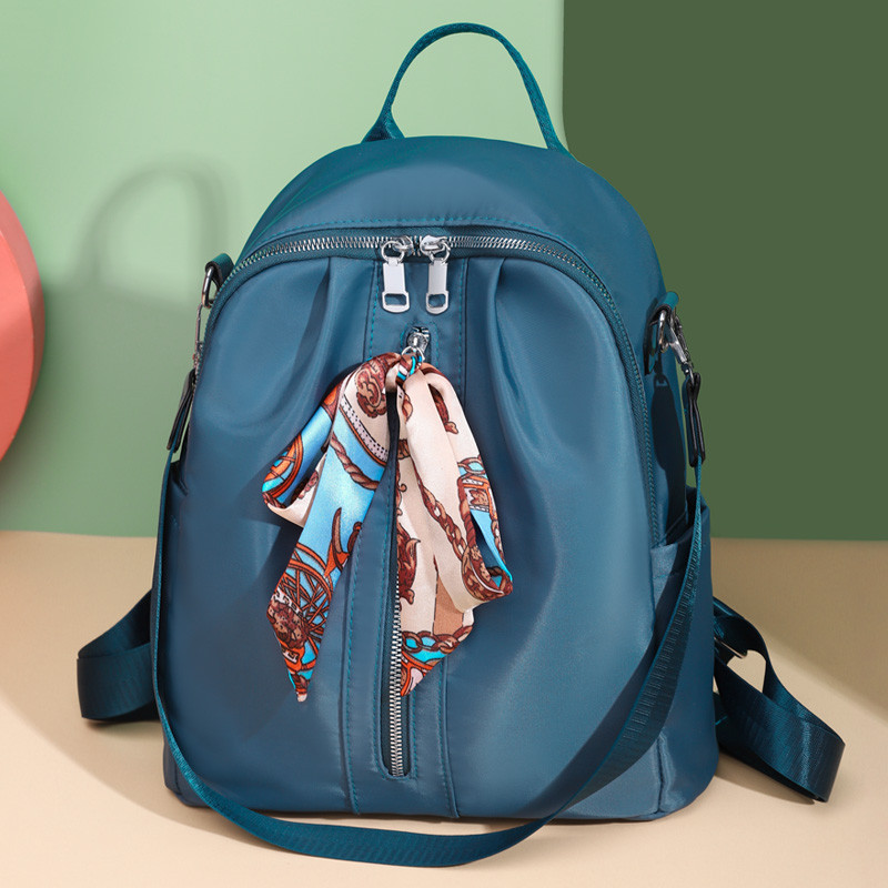 Αδιάβροχο ύφασμα Μεγάλη γυναικεία τσάντα ώμου Μεγάλης χωρητικότητας Απλό στυλ Casual τσάντα ταξιδιού υψηλής χωρητικότητας Γυναικεία κορδέλα πλάτης