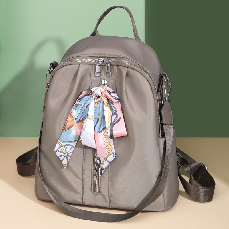 Αδιάβροχο ύφασμα Μεγάλη γυναικεία τσάντα ώμου Μεγάλης χωρητικότητας Απλό στυλ Casual τσάντα ταξιδιού υψηλής χωρητικότητας Γυναικεία κορδέλα πλάτης