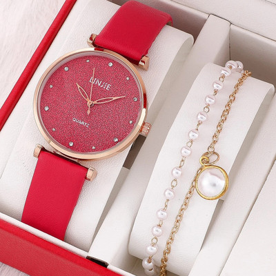 2022. gada jauns pulkstenis sievietēm Modes ikdienas ādas jostas pulksteņi, vienkārši sieviešu apaļie pulksteņi, kvarca rokas pulksteņi, kleita, pulkstenis Reloj Mujer