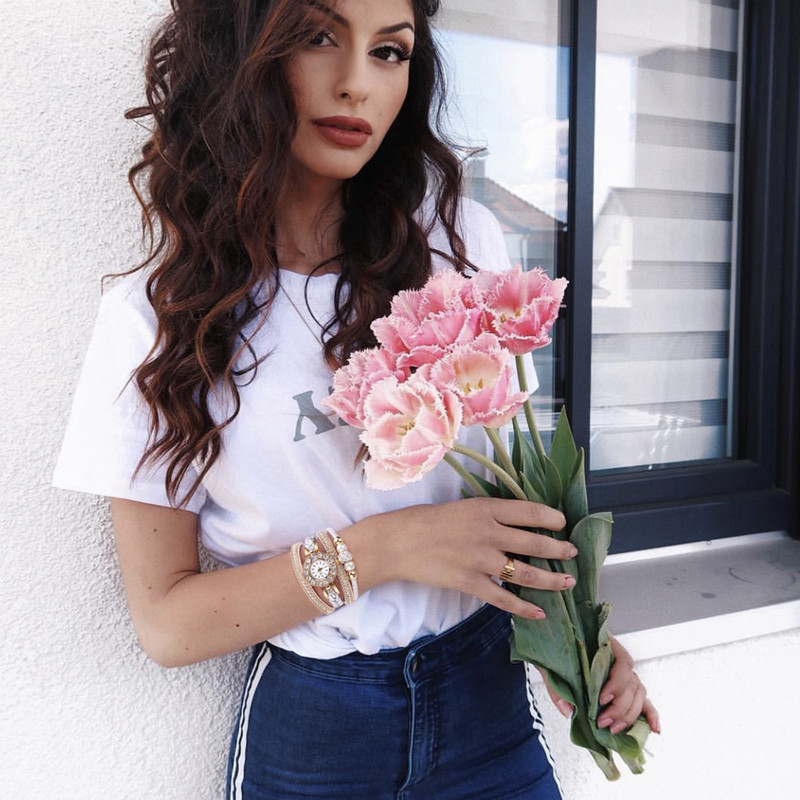 Ceasuri de lux din piele aurie pentru femei Rochie de perle Ceasuri creative Casual femei Brățară Ceas de mână Ceas Cadou Relogio Feminino