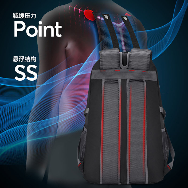 40 l didelės talpos kuprinė nailoninė, vandeniui atspari laisvalaikio kelionių kuprinė žygiams kempingo alpinizmo krepšys jaunimo sportinis krepšys