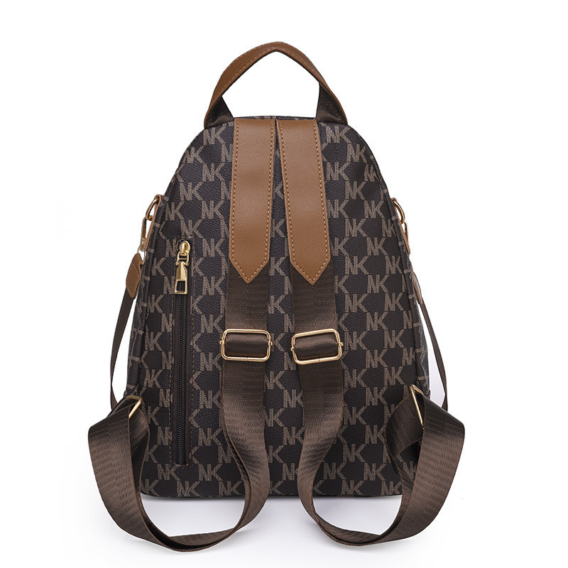 Európai és amerikai pu puha bőr hátizsák női diák iskolatáska, divatos, nagy kapacitású, üzleti utazó női hátizsák