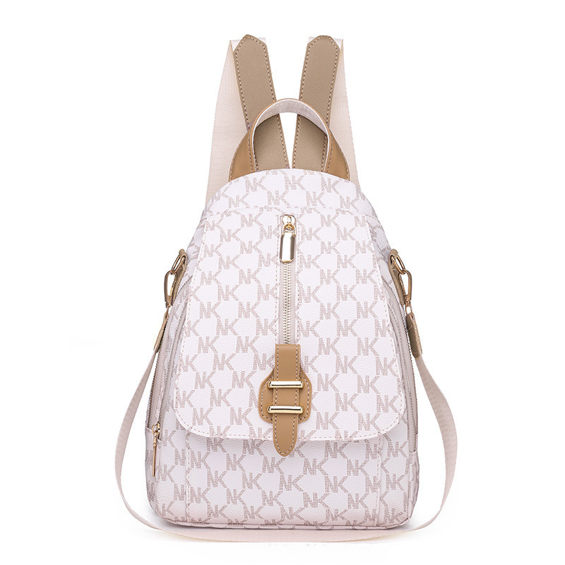 Európai és amerikai pu puha bőr hátizsák női diák iskolatáska, divatos, nagy kapacitású, üzleti utazó női hátizsák