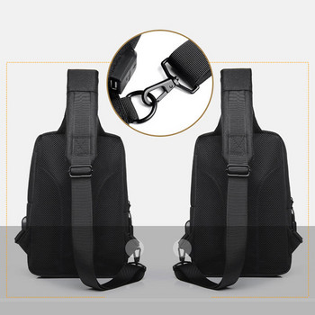 Мъжка чанта Чанти през рамо Бизнес USB зареждане Мултифункционална водоустойчива чанта против кражба Мъжка чанта през рамо Ежедневна чанта за късо пътуване Ракла