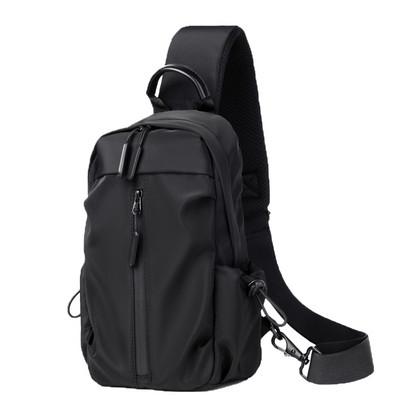 Seljakott mustale 2023, uus nailonist veekindel õues nädalavahetuse reisipakk teismelistele spordi rinnakott Meeste noorte kooli seljakott, sinine