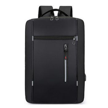 Αδιάβροχο Business Backpack Ανδρικά USB Σχολικά Σακίδια Σακίδιο πλάτης Laptop Τσάντες μεγάλης χωρητικότητας για άνδρες Τσάντες πλάτης