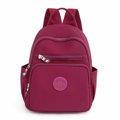 Női alkalmi hátizsák, divatos mini nylon iskolatáska lányoknak. Minimalista, tömör, könnyű súlyú kis utazó hátizsákok Mochilas