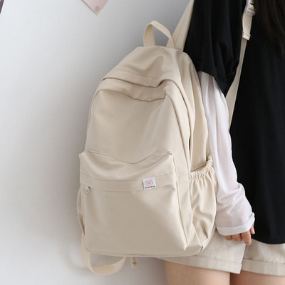 Női vízálló iskolai hátizsák táska Női osztály Kockás hátizsákok Koreai nagy kapacitású vállas iskolatáskák hátizsák