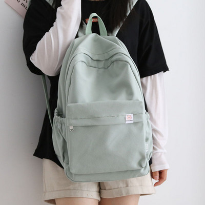 Női vízálló iskolai hátizsák táska Női osztály Kockás hátizsákok Koreai nagy kapacitású vállas iskolatáskák hátizsák