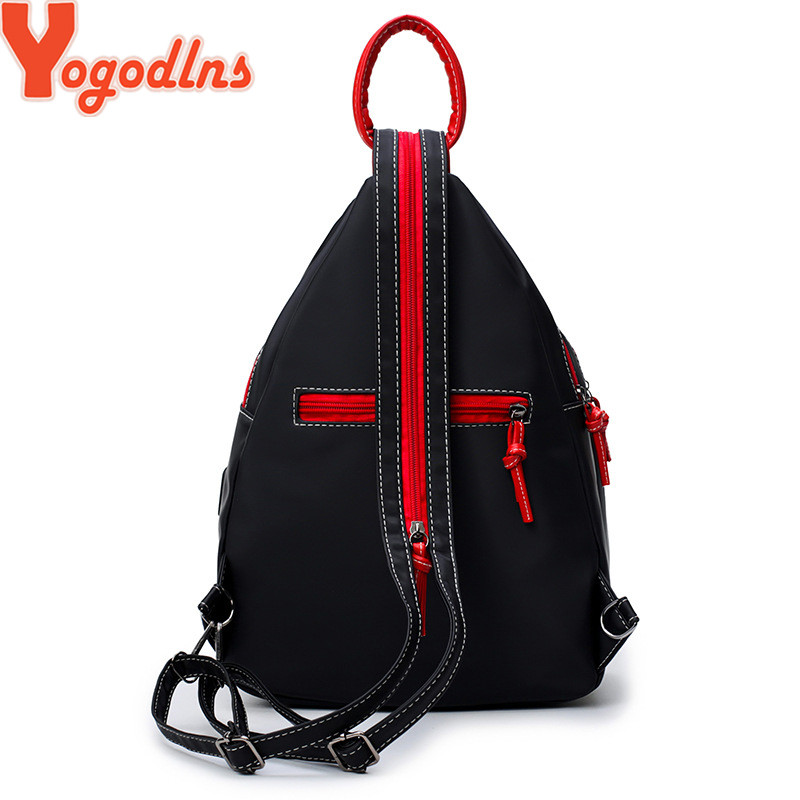 Yogodlns NOU Retro Frunze Stilul Studentesc Rucsac Multifunctional Fete Nylon Rucsac Impermeabil Geanta de scoala