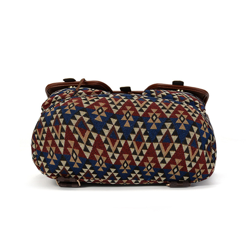 Naiste trükkimine seljakott, lõuendist koolikotid teismelistele, suur õlakott nädalavahetuse reisiseljakott, kvaliteetne