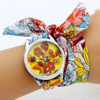 Shsby New γυναικείο υφασμάτινο ρολόι χειρός μόδας γυναικείο ρολόι φόρεμα υψηλής ποιότητας Ασημένιο ρολόι χαλαζία Γλυκό κορίτσι ρολόι υφασμάτινο ρολόι