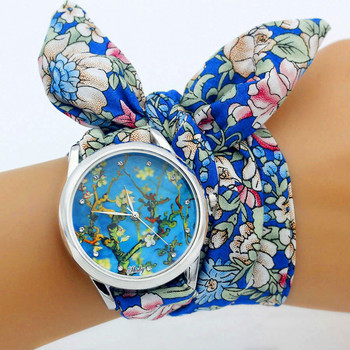 Shsby New γυναικείο υφασμάτινο ρολόι χειρός μόδας γυναικείο ρολόι φόρεμα υψηλής ποιότητας Ασημένιο ρολόι χαλαζία Γλυκό κορίτσι ρολόι υφασμάτινο ρολόι