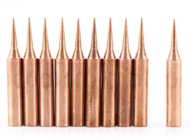 10 tk/komplekt Puhast vasest madala temperatuuriga jootekolb tina jooteotsad jaamatööriist 900M-TI