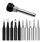 6 TK pliivabad keevitusotsad Käepide Jootekolb Otsikud jootmiseks Ümbertöötlemisjaama tööriistade remont 936 937 938 969 858 jaoks