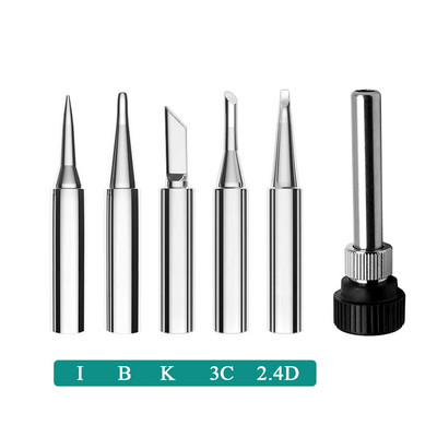 6 TK pliivabad keevitusotsad Käepide Jootekolb Otsikud jootmiseks Ümbertöötlemisjaama tööriistade remont 936 937 938 969 858 jaoks