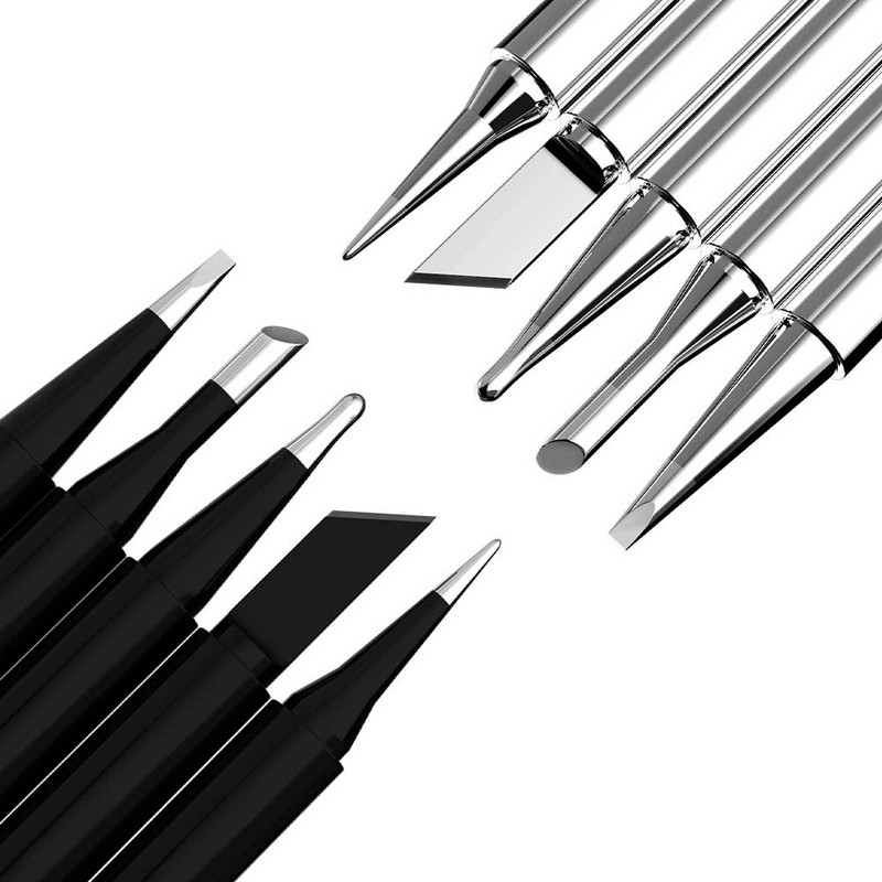 6 TK pliivabad keevitusotsad Käepide Jootekolb Otsikud jootmiseks Ümbertöötlemisjaama tööriistade remont 936 937 938 969 858 jaoks