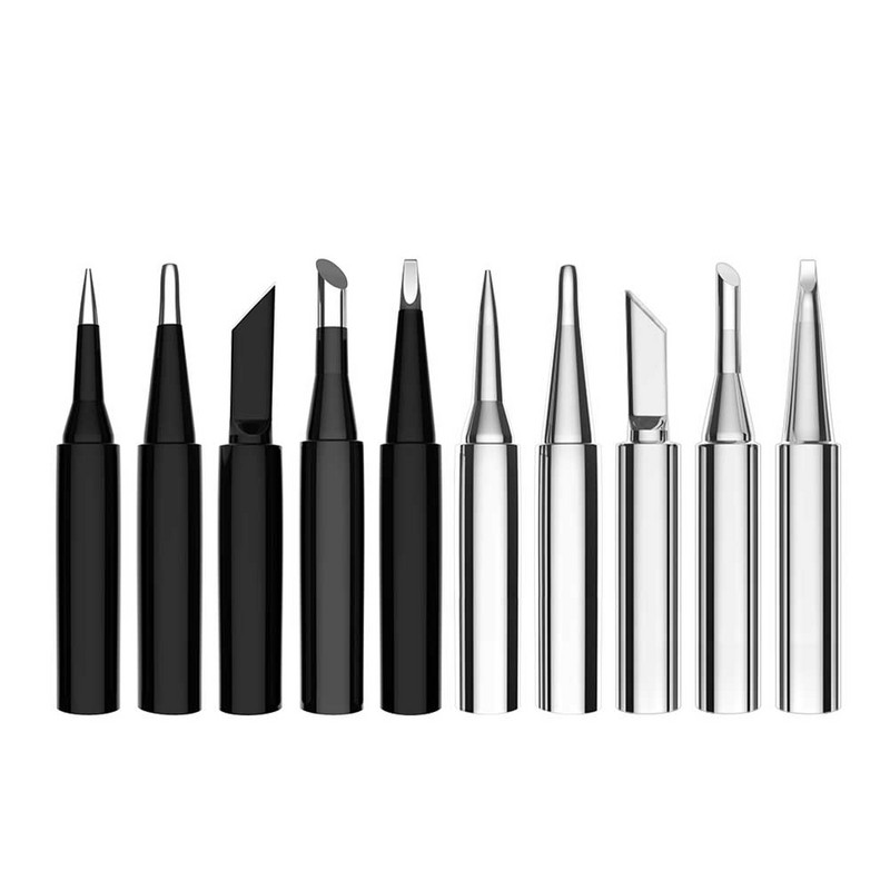 6 TK pliivabad keevitusotsad Käepide Jootekolb Otsikud jootmiseks Ümbertöötlemisjaama tööriistade remont 936 937 938 969 858 jaoks