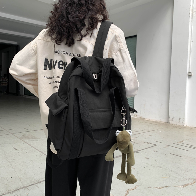 Vodootporni najlonski ženski ruksak velikog kapaciteta 2023. Ženski jednostavni školski za djevojčice tinejdžerski putni ruksaci na ramena