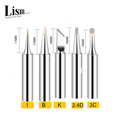 5vnt 900M (I+B+K+3C+2.4D) skardiniai lituoklio antgaliai, vidinio šildymo pastovi temperatūra, suvirinimo antgaliai, litavimo priedai