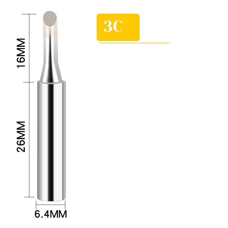 5vnt 900M (I+B+K+3C+2.4D) skardiniai lituoklio antgaliai, vidinio šildymo pastovi temperatūra, suvirinimo antgaliai, litavimo priedai