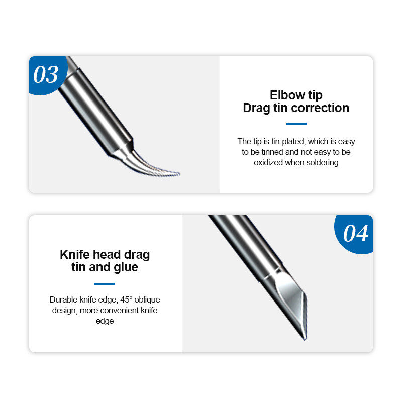 C210 integruotas lituoklio antgalis S210 šildymo šerdies efektyvus šilumos laidumas, skirtas JBC Sugon Aifen T210 T26 A9 litavimo stotis