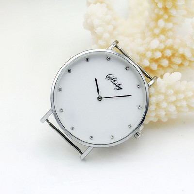 Shsby Diy Personality óra fejléc Új stílusú vékony, nagy fej szövetszíjjal óratartozékok