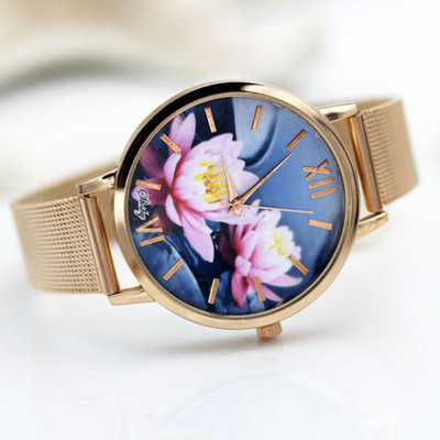 Shsby kvaliteetne kuldne roostevabast terasest käekellad naiste kleit kvarts käekell uustulnuk naiste lillekell relogio feminino